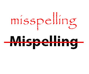 misspelling